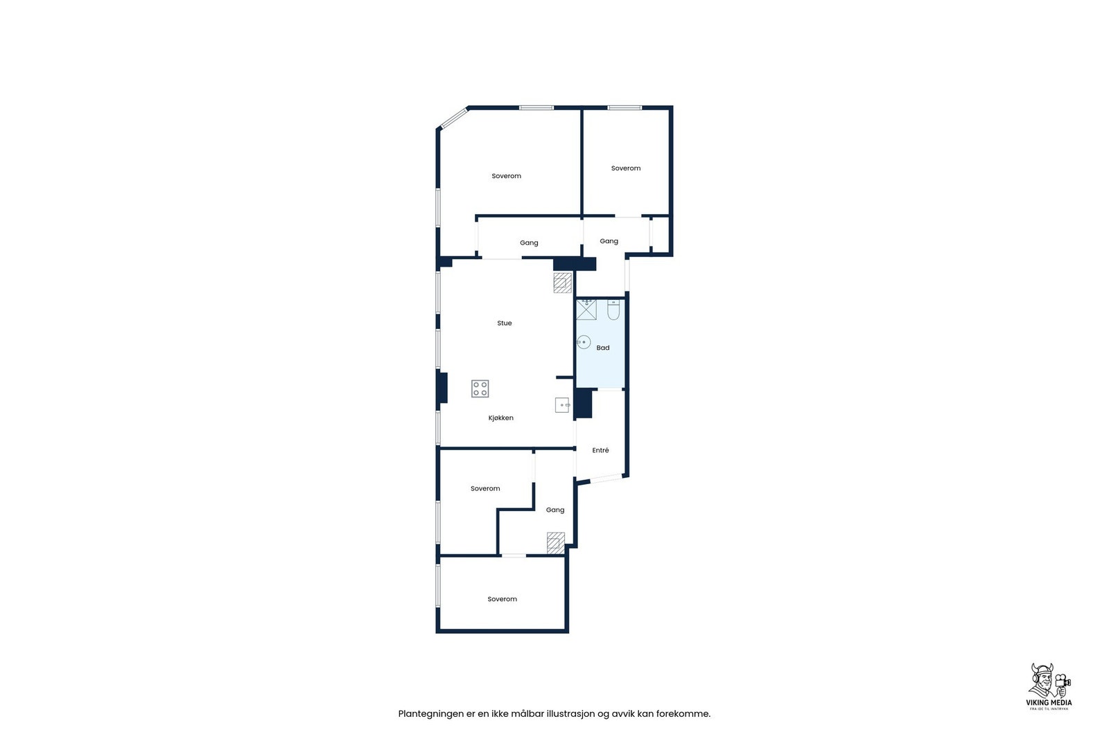 Plantegning Galleribilde