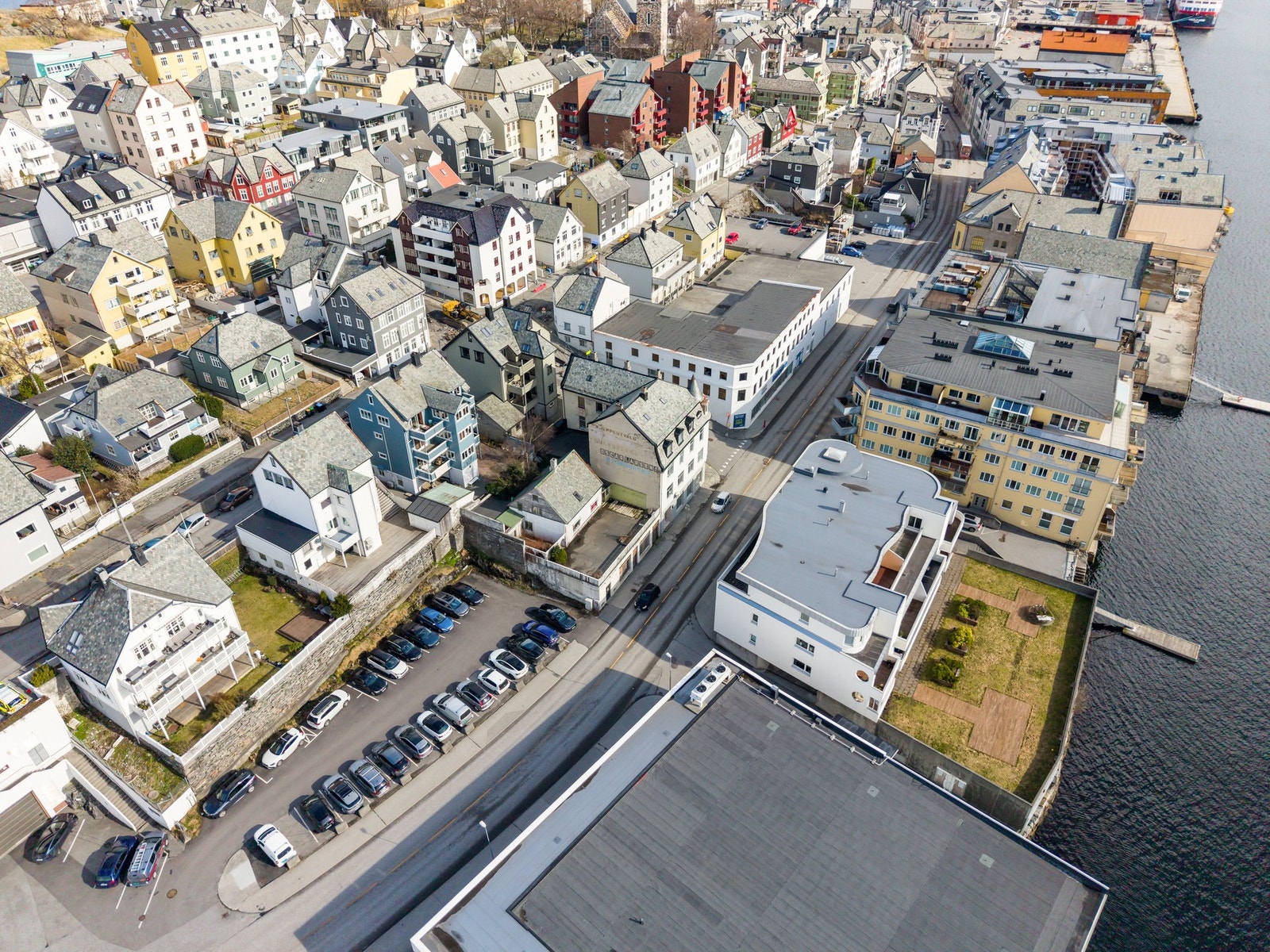 Oversiktsbilde. Det er kort gangavstand til byens fasiliteter Galleribilde