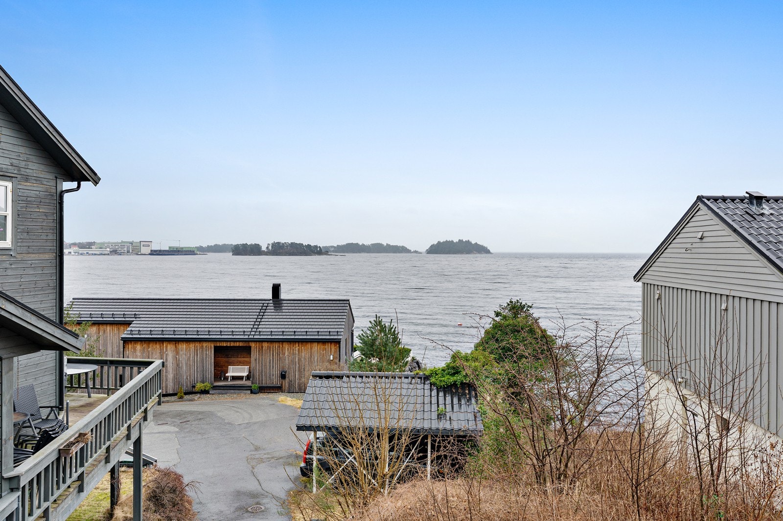 Utsikt fra terrassen Galleribilde