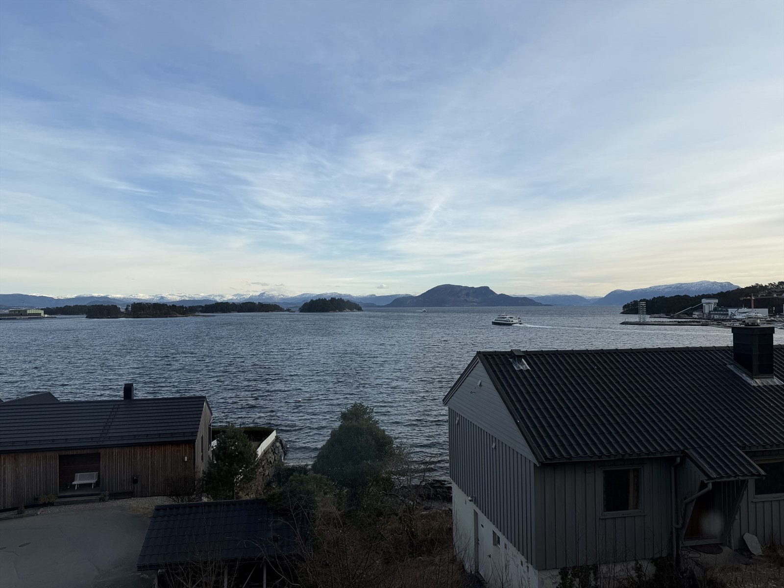 Utsikt fra terrassen Galleribilde