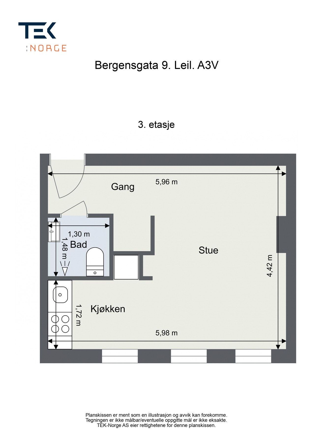 Plantegning Galleribilde