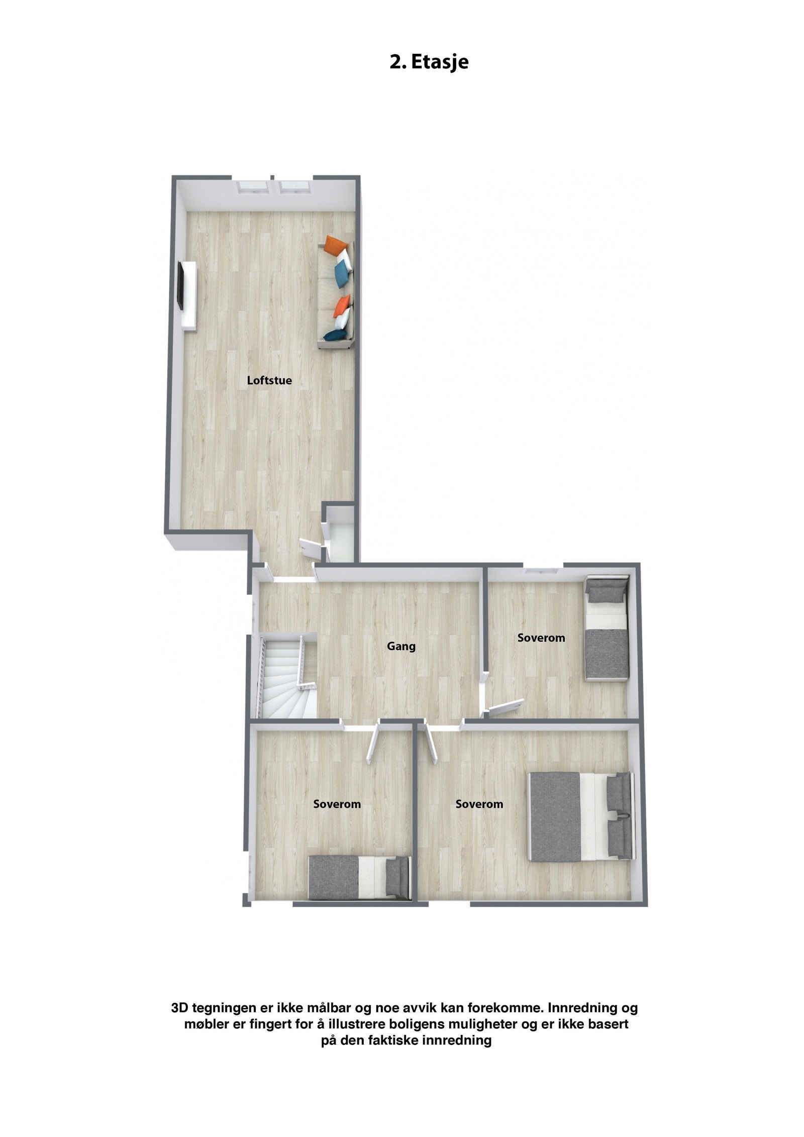 Plantegning - 2etg Galleribilde