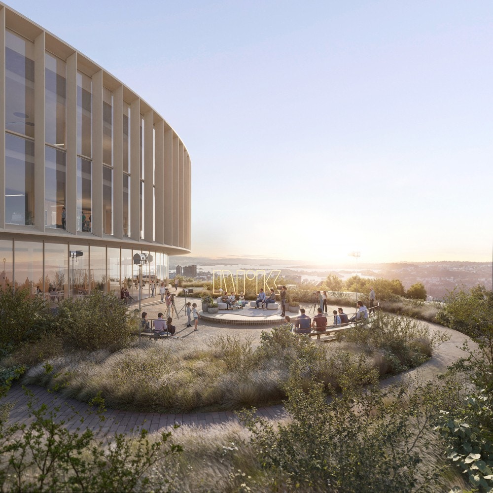 Illustrasjonsbilde: Det bygges nytt NRK bygg ikke langt unna boligen Galleribilde