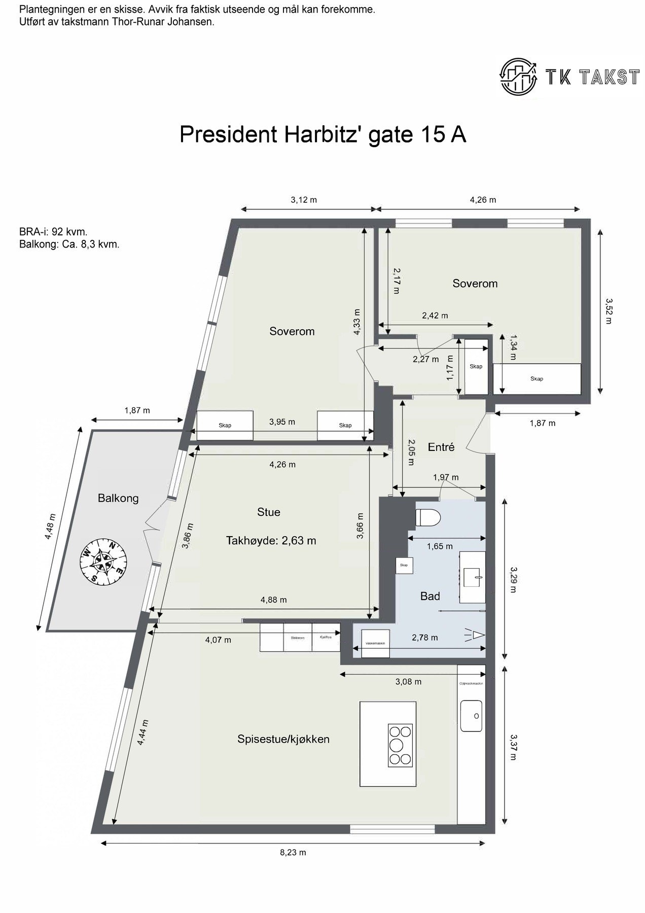 Plantegning Galleribilde