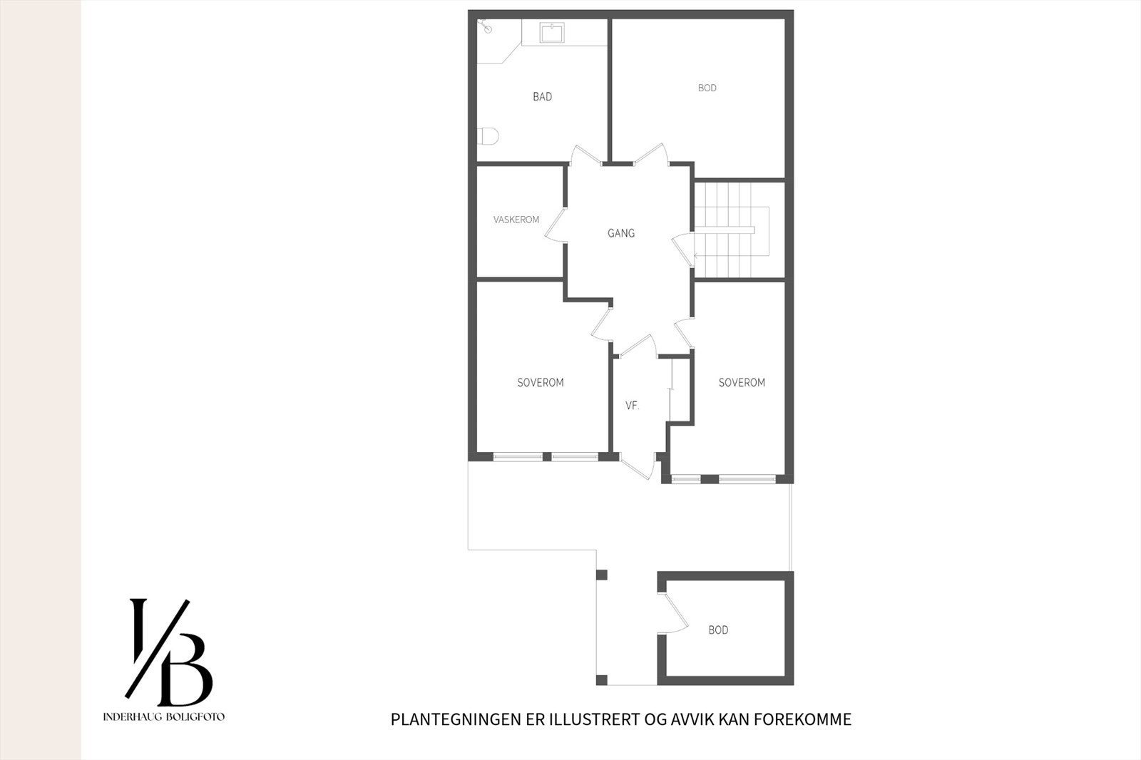 Plantegning 1. etasje. Galleribilde
