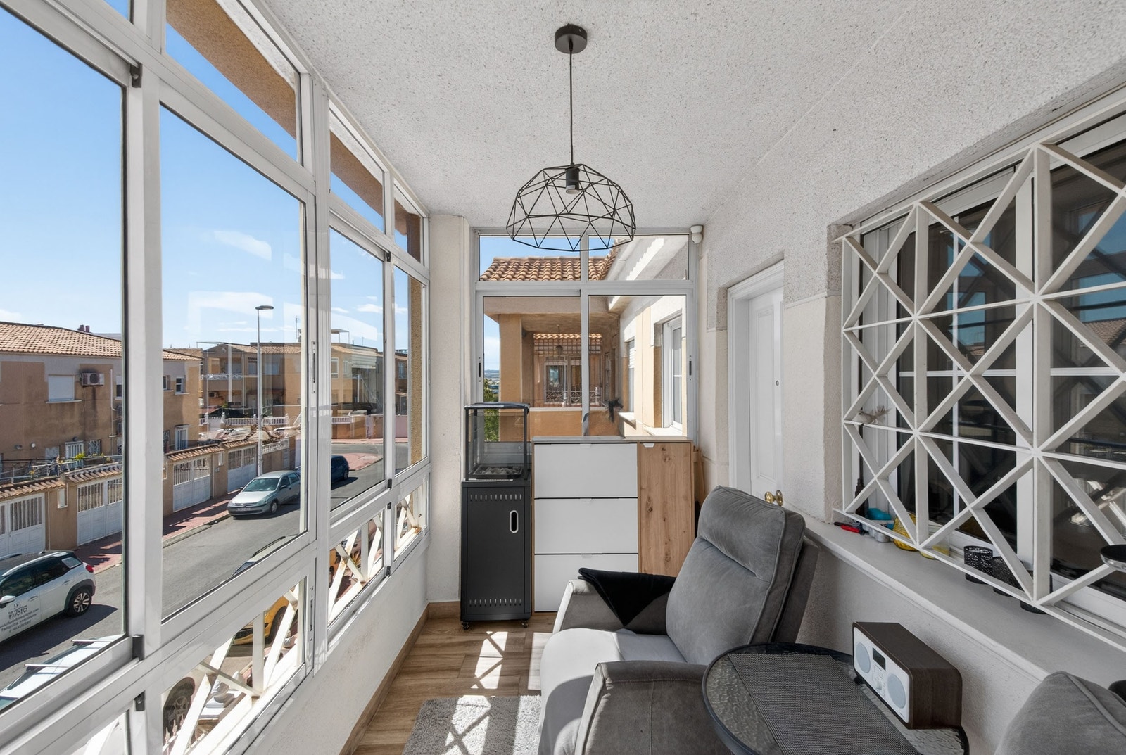 Innglasset terrasse Galleribilde