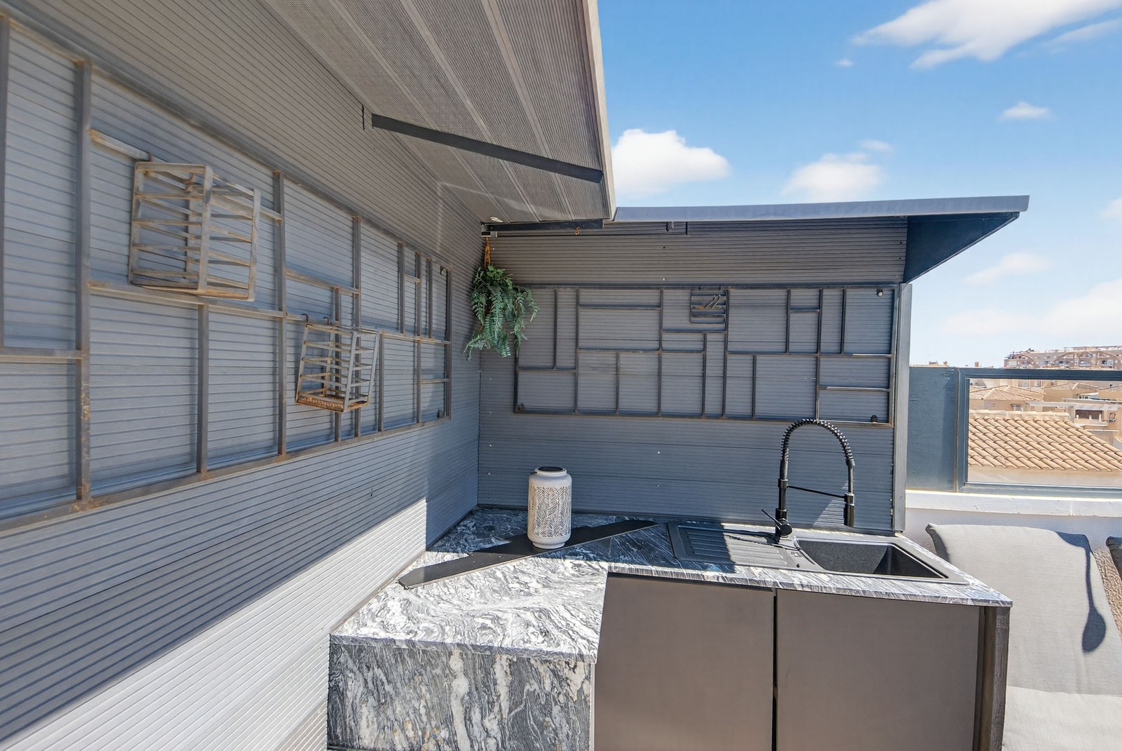 Utekjøkken på takterrassen Galleribilde