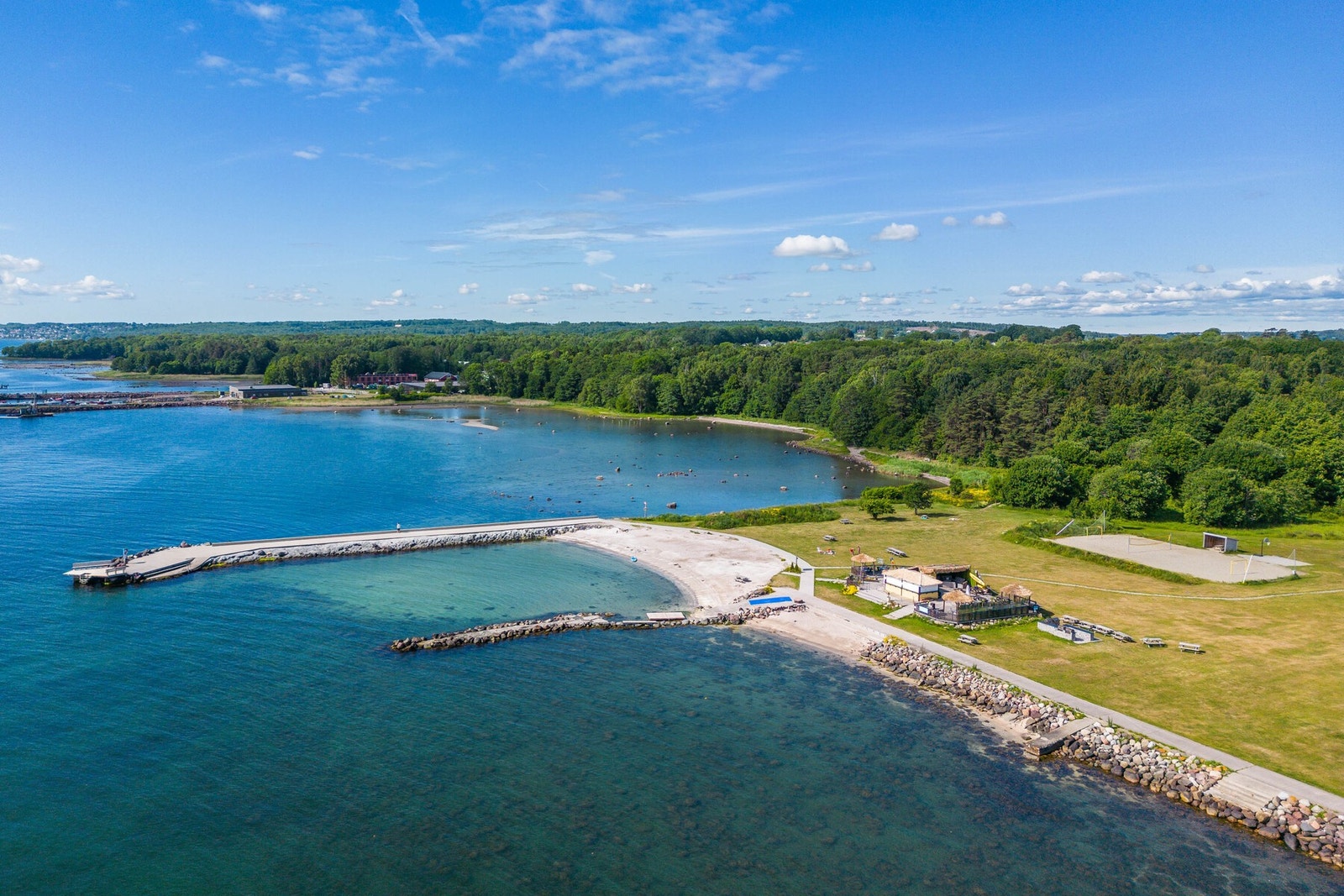 Rørestrand badeplass Galleribilde
