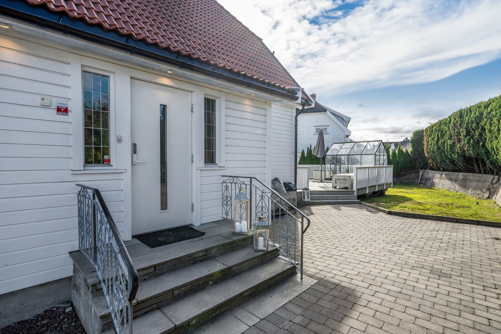 Innbydende inngangsparti. Galleribilde