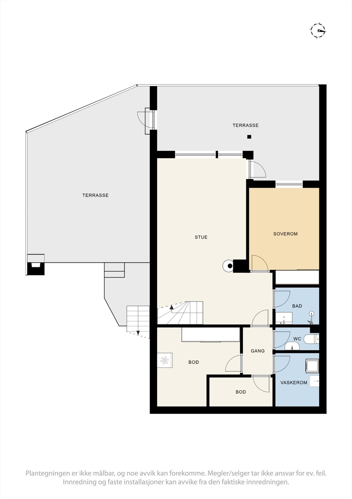 Plantegning under etasjen Galleribilde