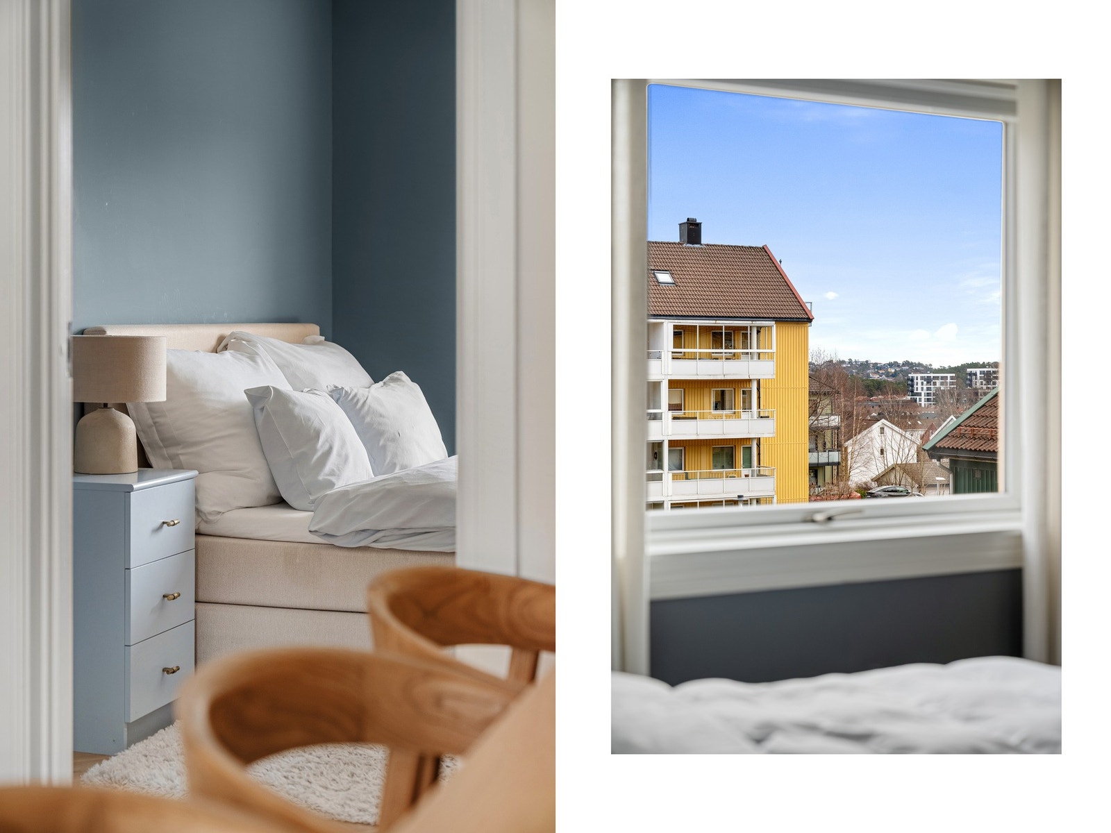 - Alle vinduer i leiligheten har nyere årgang - Galleribilde