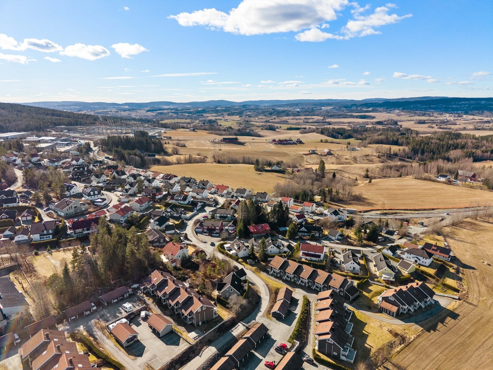 Dronebilde Galleribilde