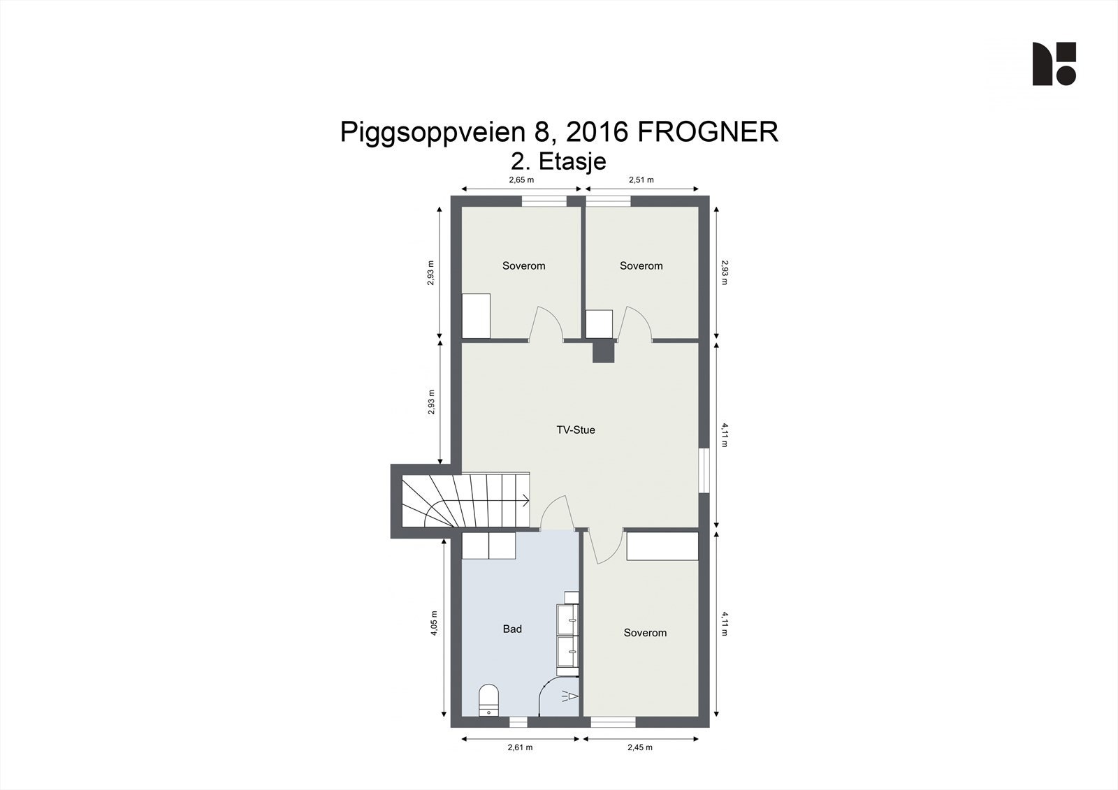 Plantegning - 2. etasje Galleribilde