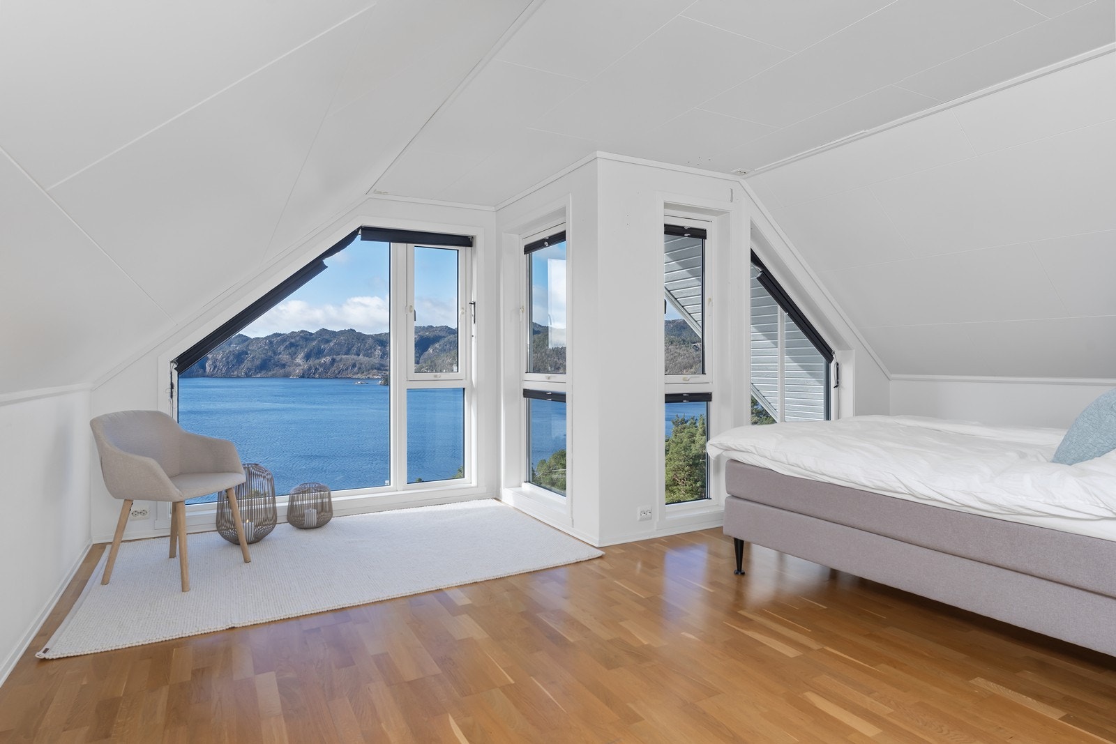 Hovedsoverom i front som også kan benyttes som loftstue, eller deles i to med lettvegg Galleribilde