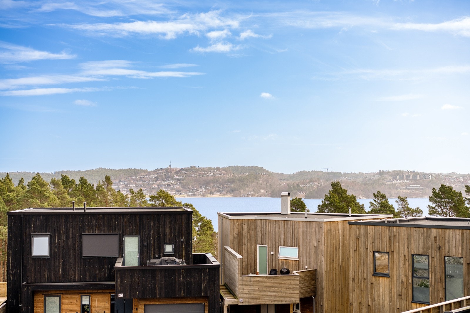 Fin utsikt mot Topdalsfjorden Galleribilde