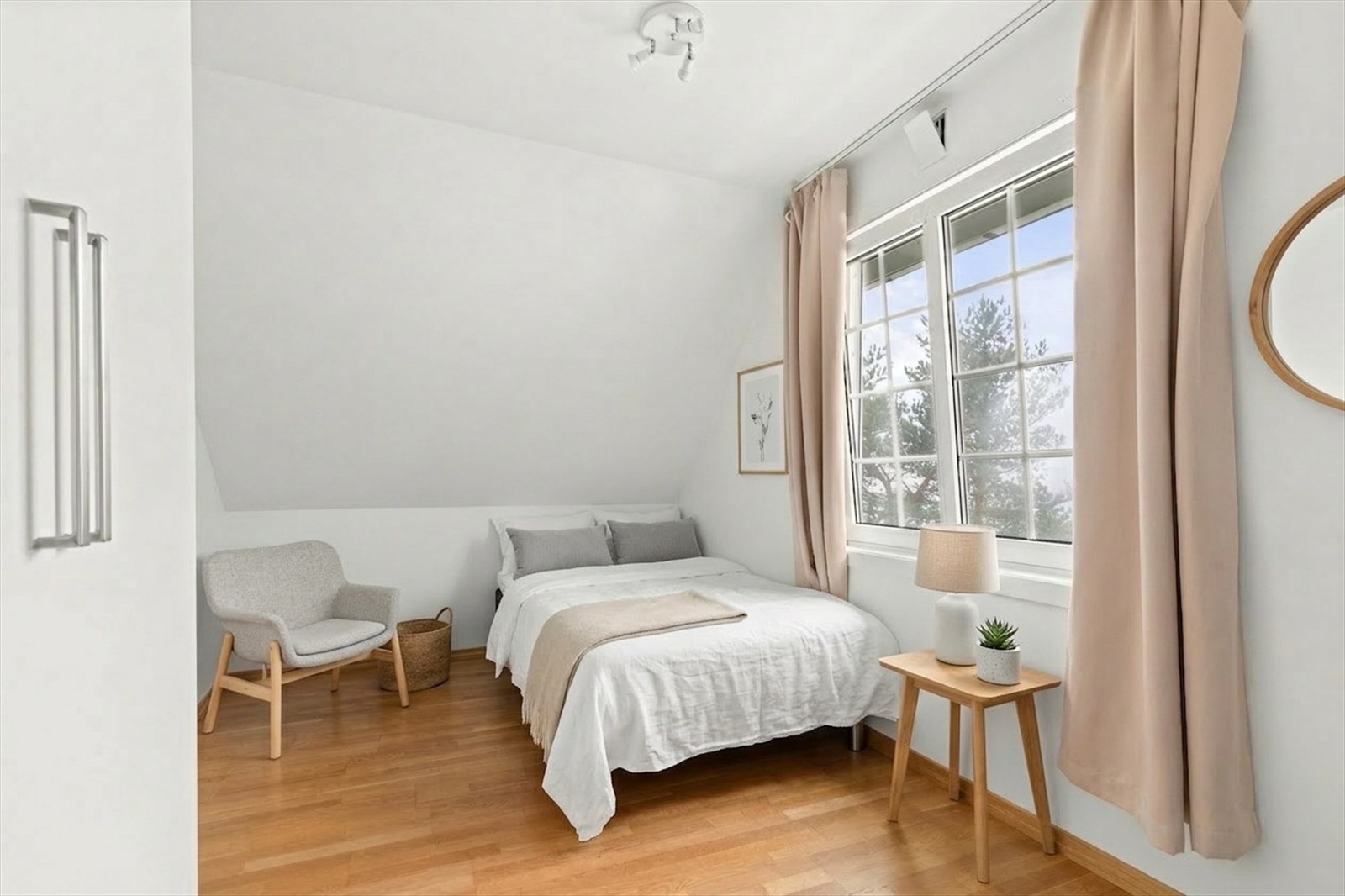 Rommet stylet med AI. Galleribilde