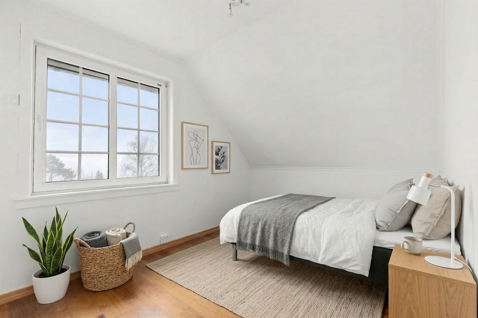 Rommet style med AI. Galleribilde