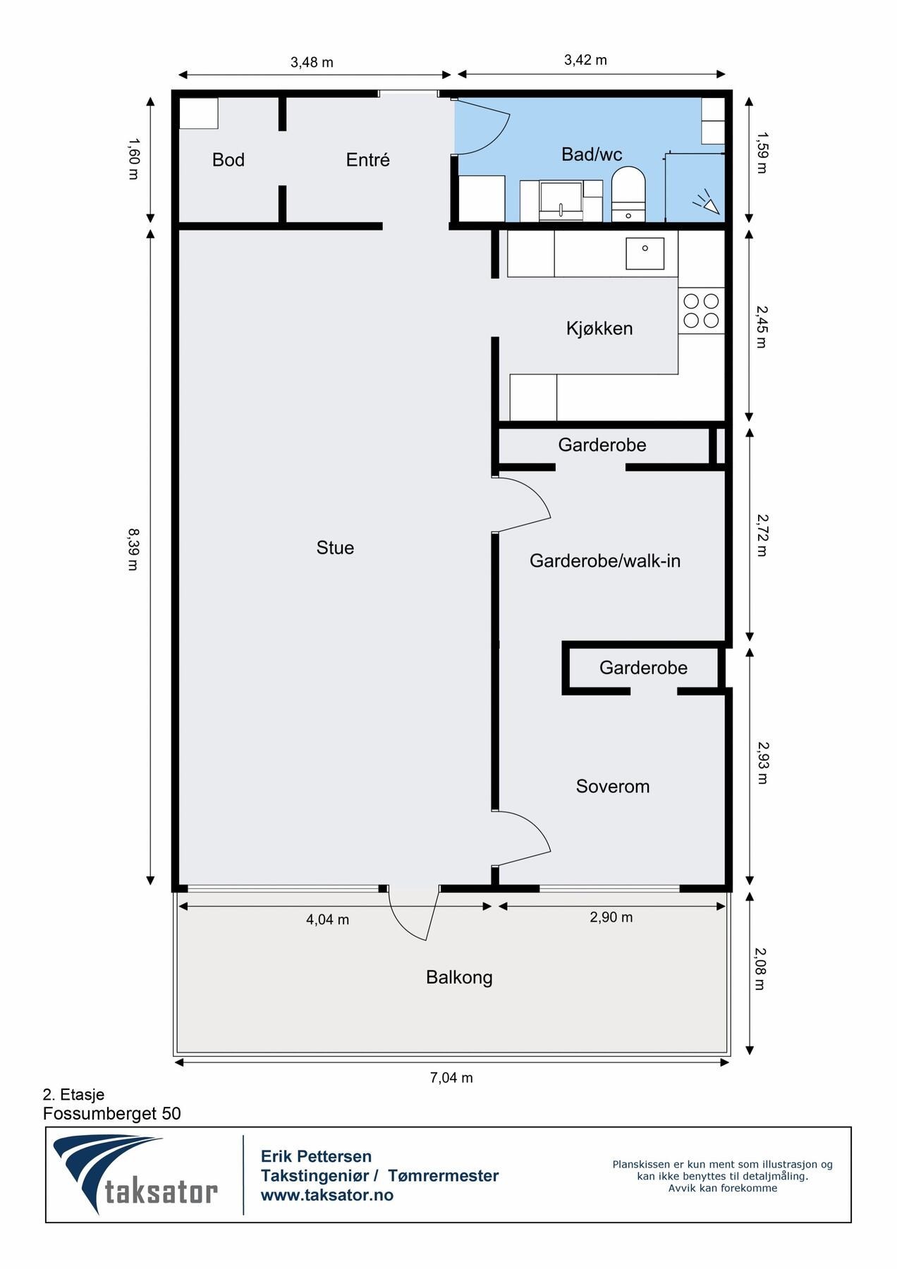 Plantegning. Galleribilde