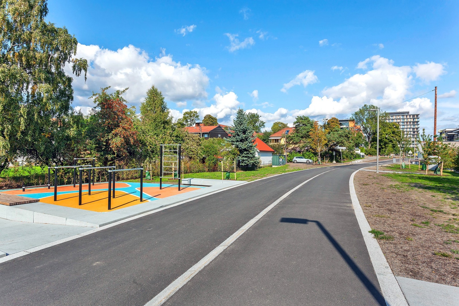 Kort gangavstand til flotte Tiedemannsparken. Galleribilde