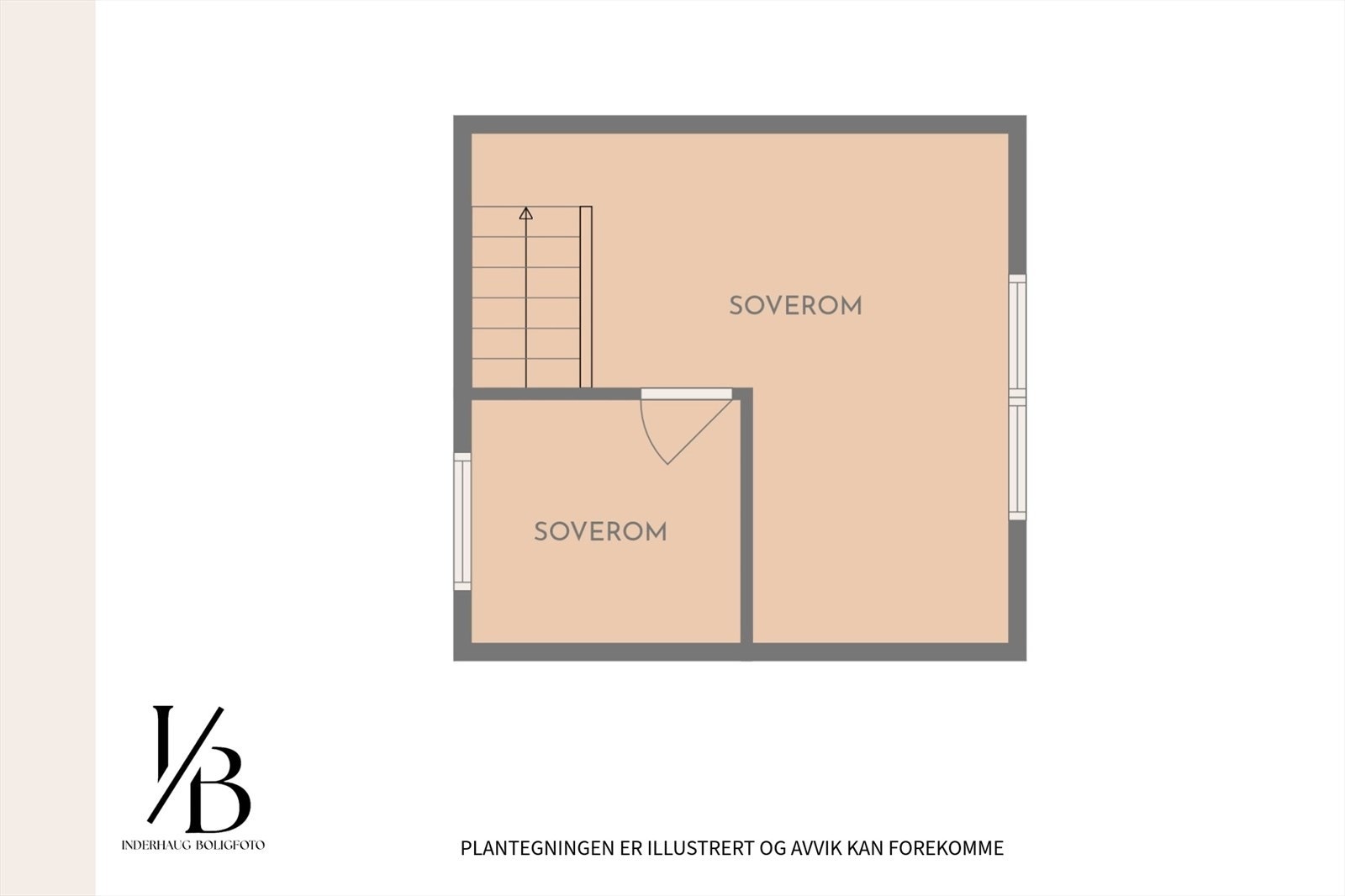 Plantegning 2.etasje bolig Galleribilde