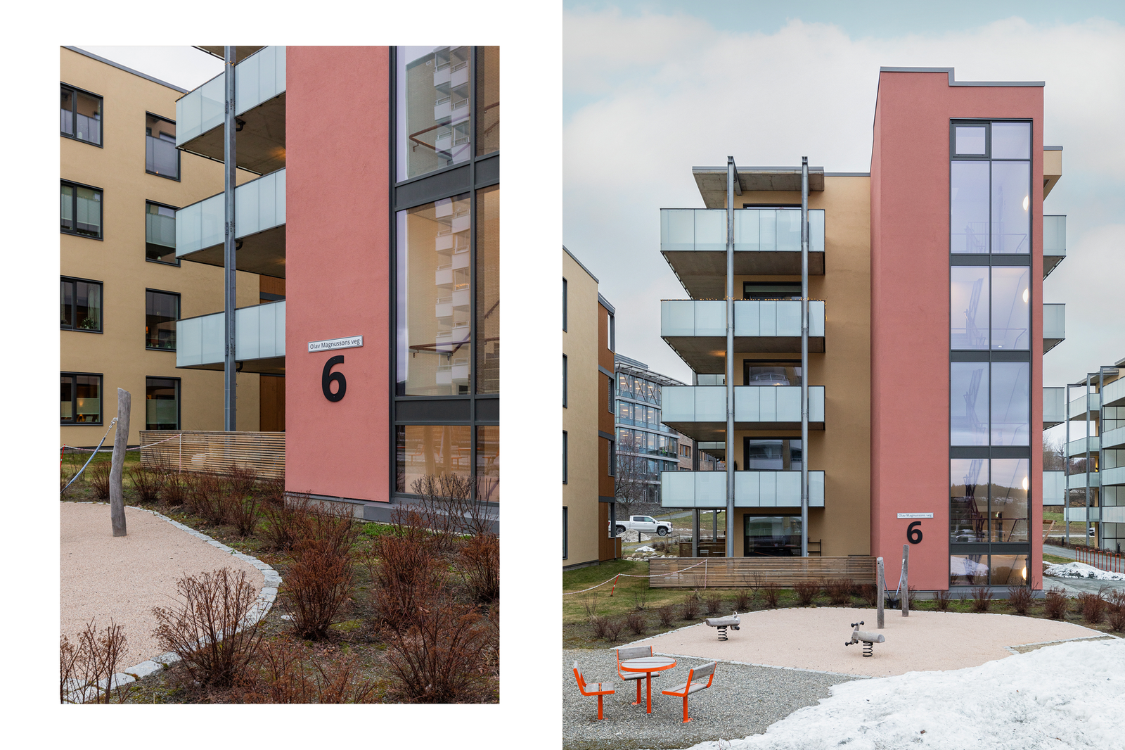Bygget ble oppført i 2022 og tilbyr alle de moderne kvalitetene man forventer av et topp moderne nybygg. Her får du en bolig med høy standard og fremtidsrettede løsninger. Galleribilde