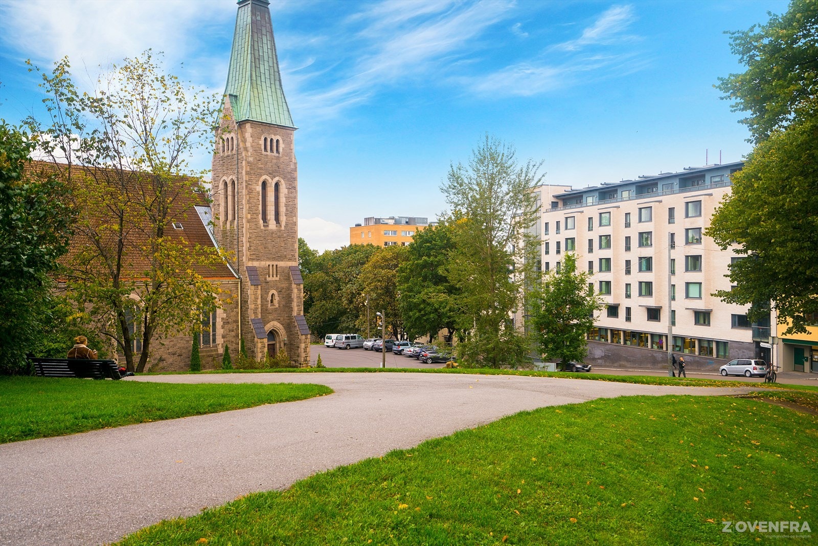 Noen få minutters gange til fredfulle Stensparken med Fagerborg kirke Galleribilde