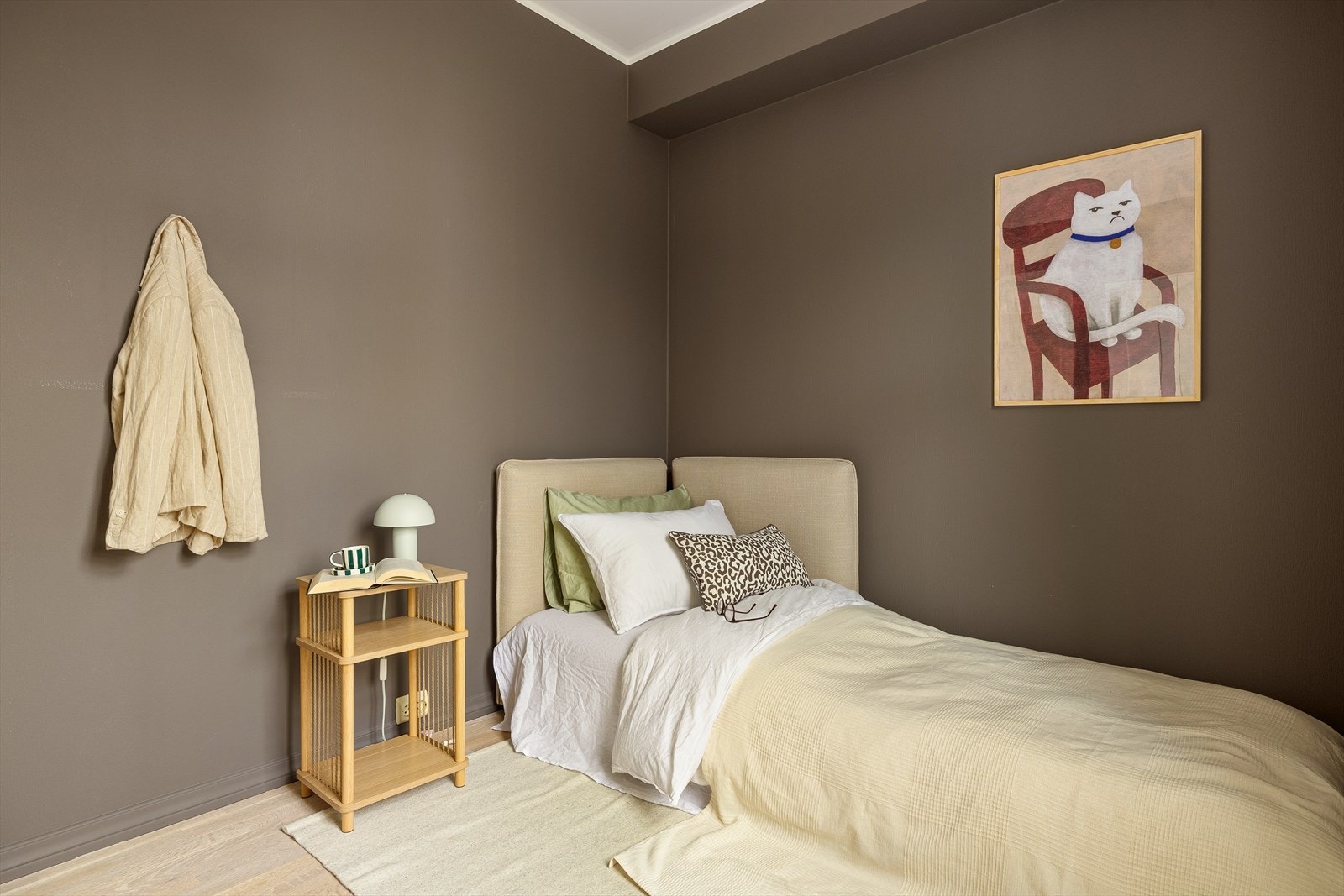 Det er god plass til å innrede med seng og garderobeløsning. Galleribilde