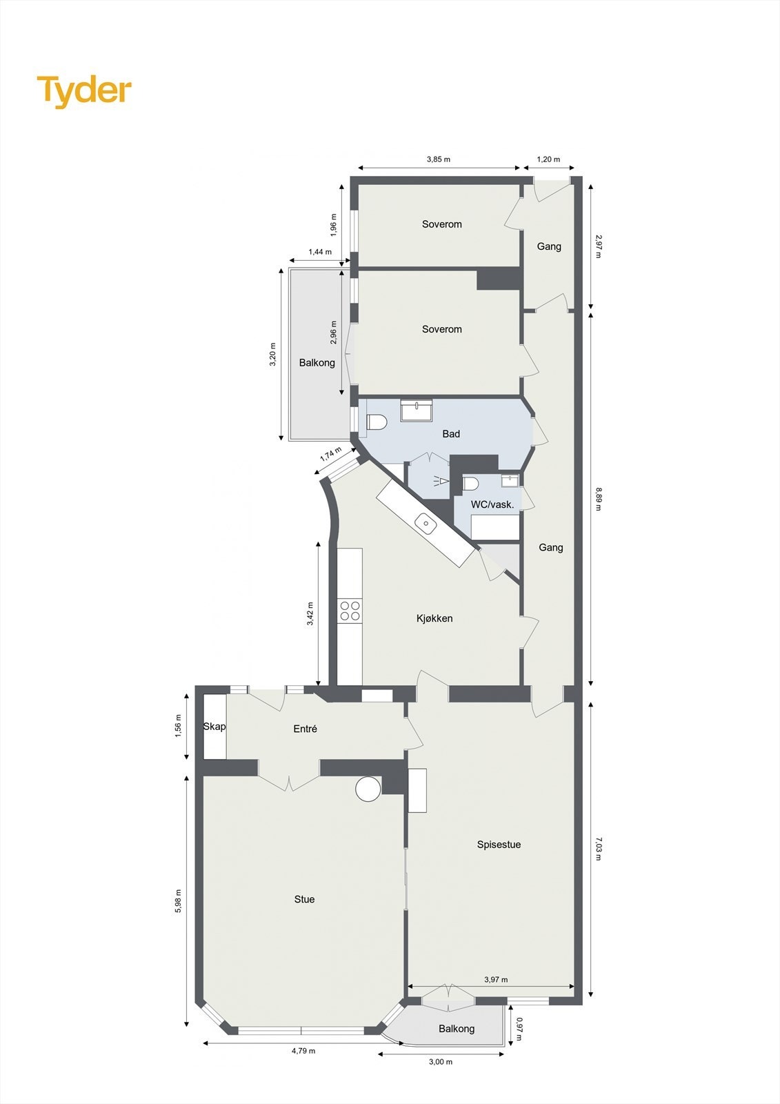 Plantegning Galleribilde