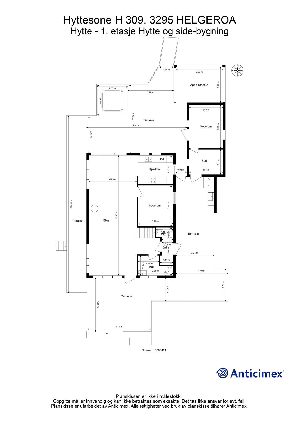 Plantegning 1. etasje Galleribilde