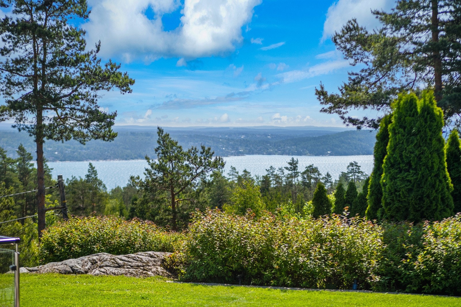 Fin utsikt utover Oslofjorden Galleribilde