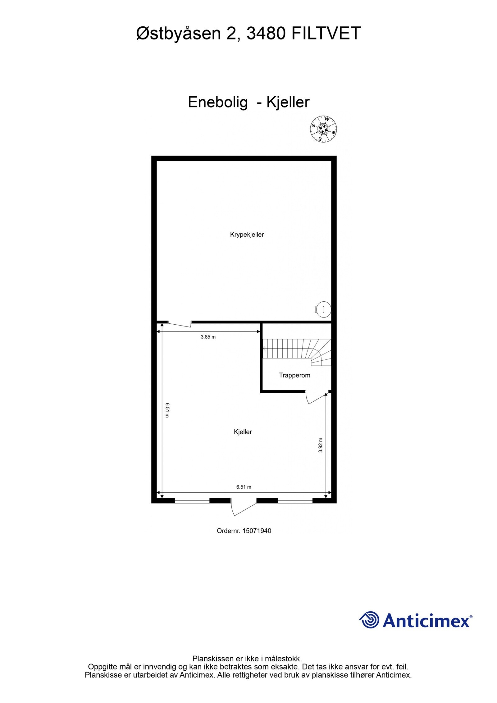 Plantegning kjeller Galleribilde