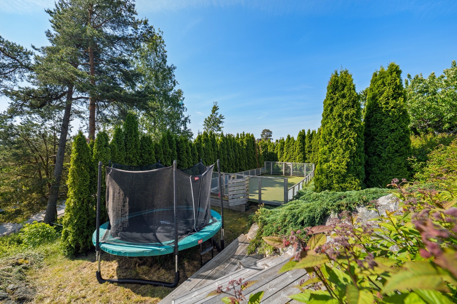 Ikke alle eiendommer som har egen ballbinge Galleribilde