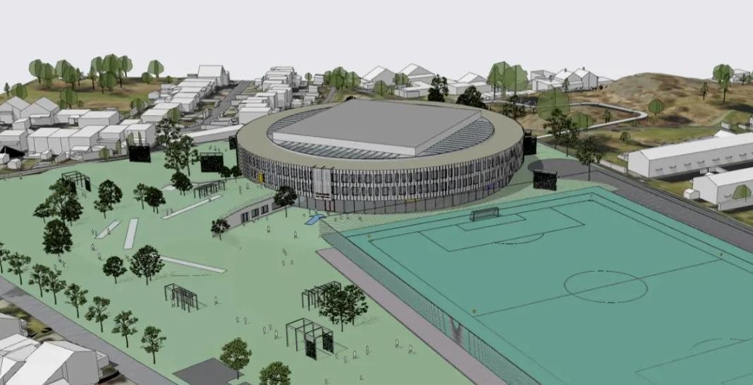 - Nye Kvernevik skole bygges i dag kun 2-3 minutters gange fra boligen - Galleribilde