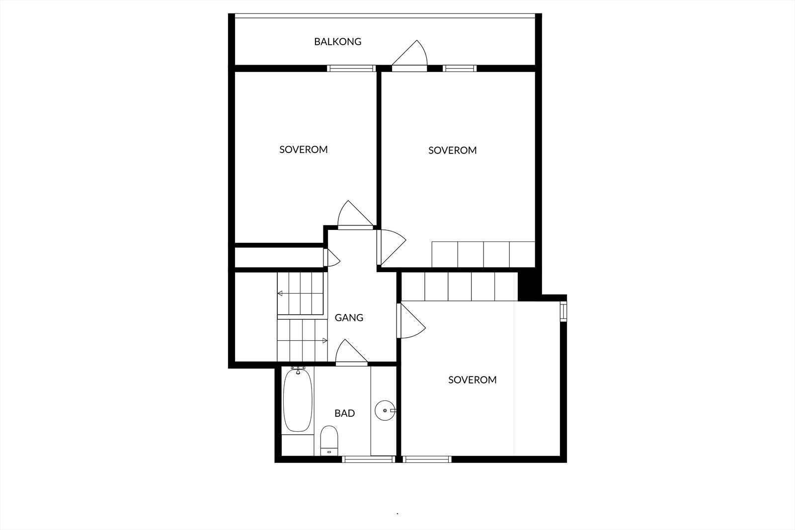 - Plantegning 2. etasje - Galleribilde