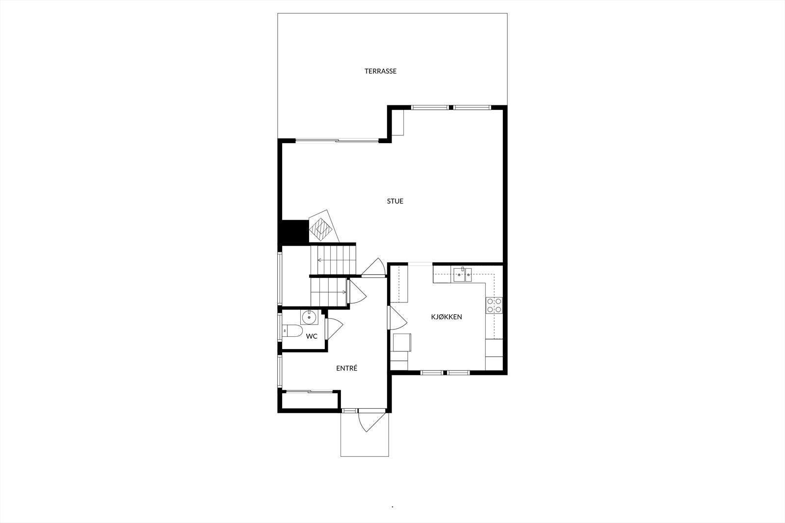 - Plantegning 1. etasje - Galleribilde