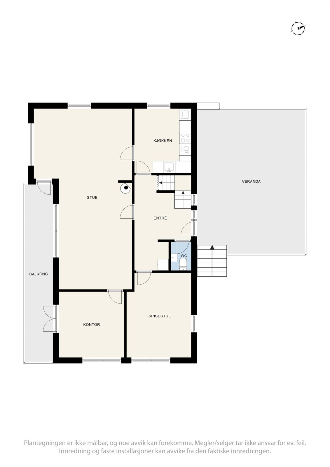 Plantegning 1. Etasje Galleribilde