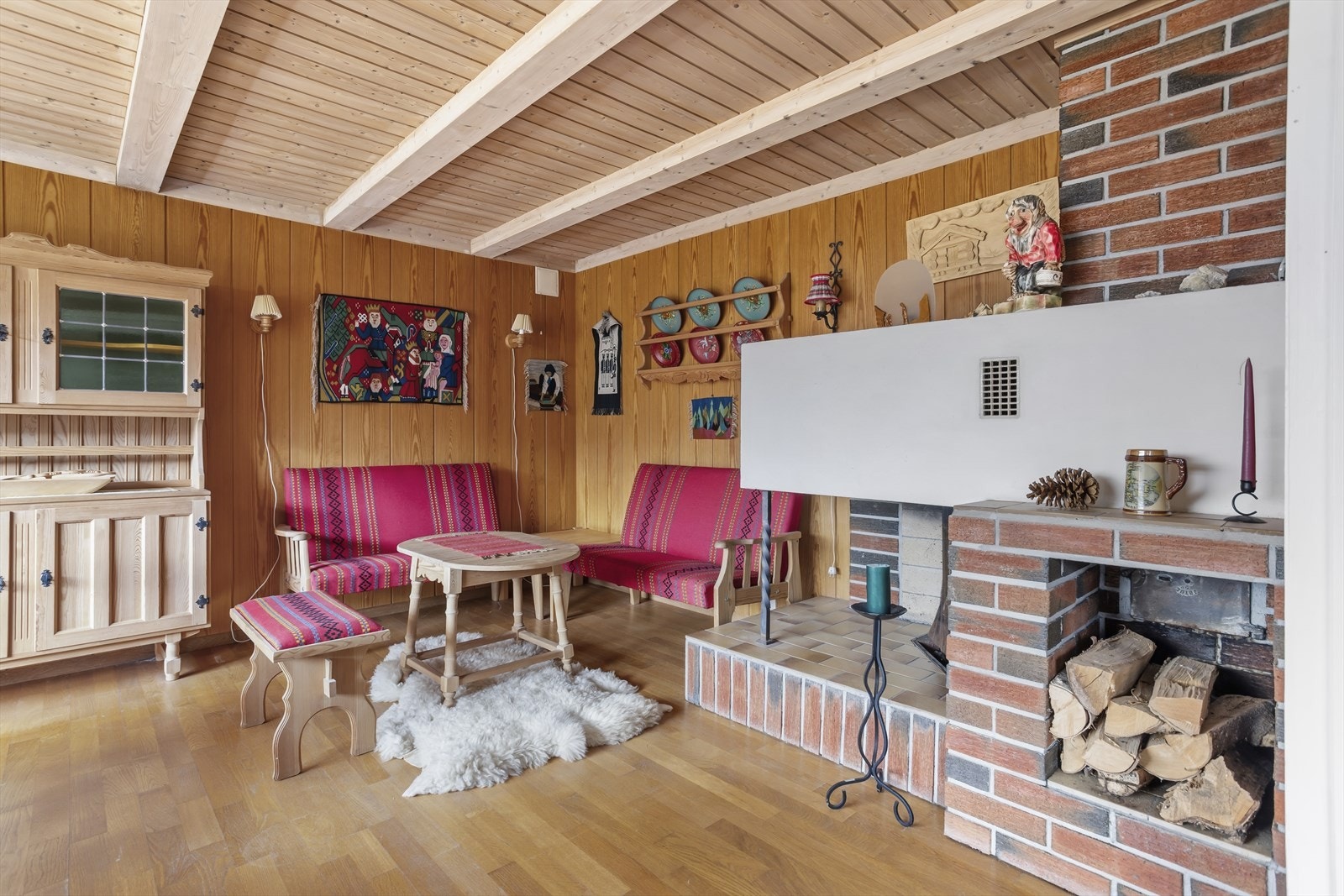 Her har du en koselig vedovn Galleribilde