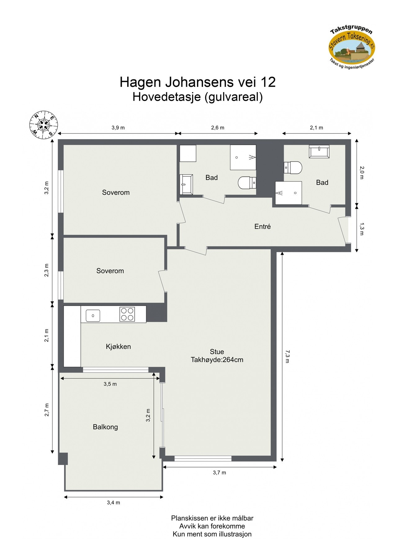 Plantegning Galleribilde