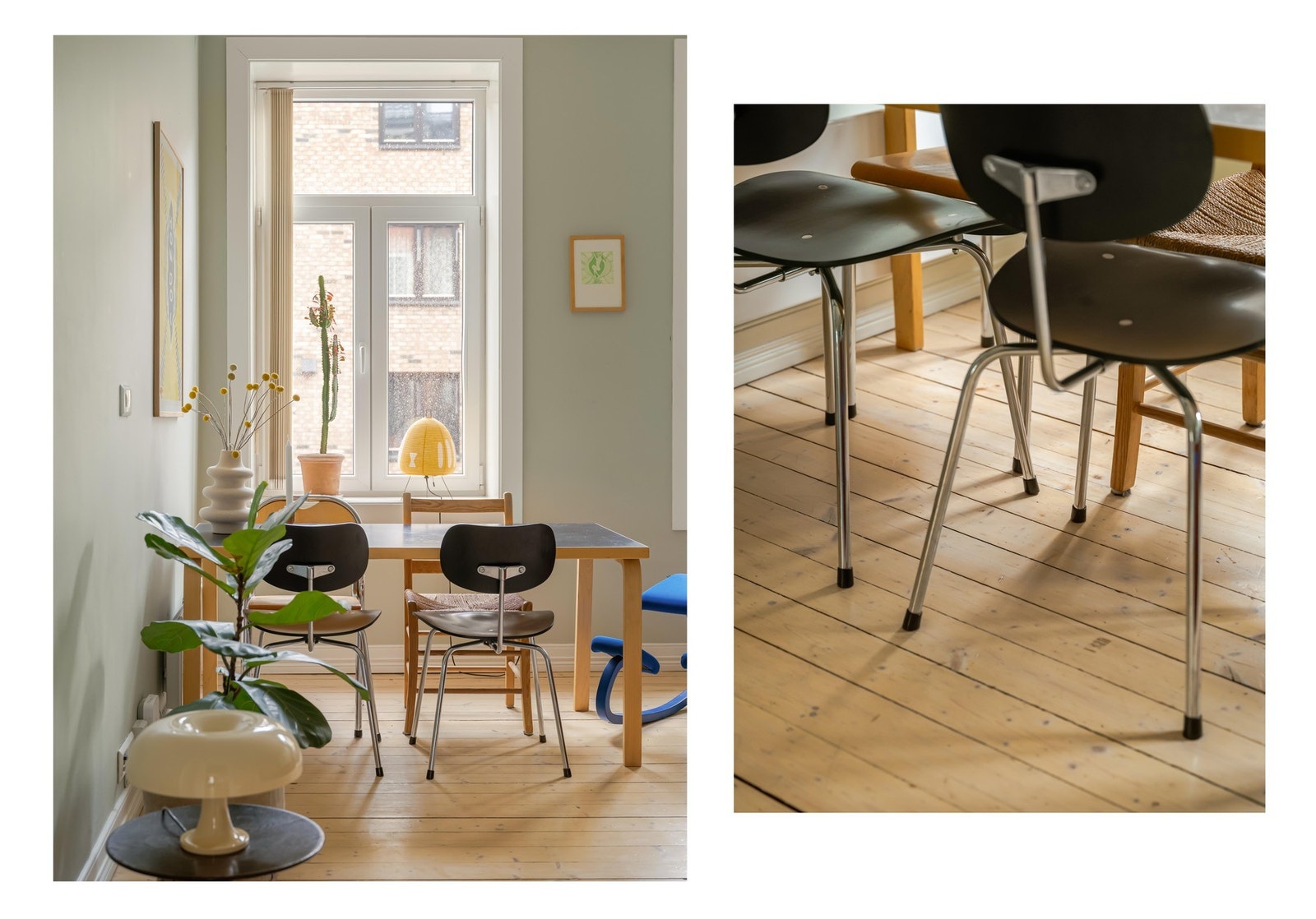 Her er det god plass til spisebord, perfekt for å samle venner og familie rundt dekket bord. Galleribilde