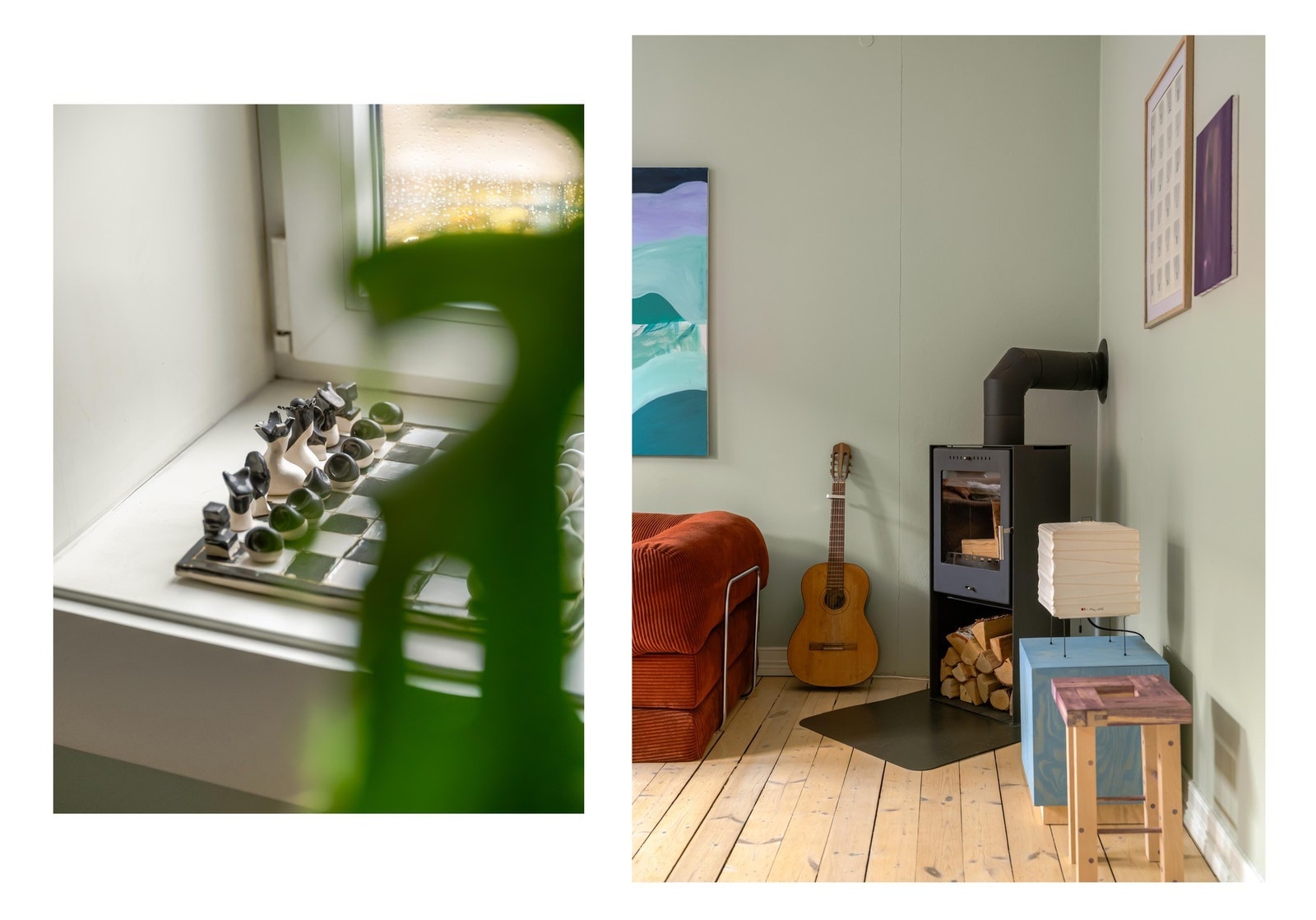 I stuen har du en flott peisovn. Denne bidrar til å holde leiligheten lun og varm om vinteren. Selgers årlige strømforbruk utgjør ca. 7 800 kWh. Galleribilde