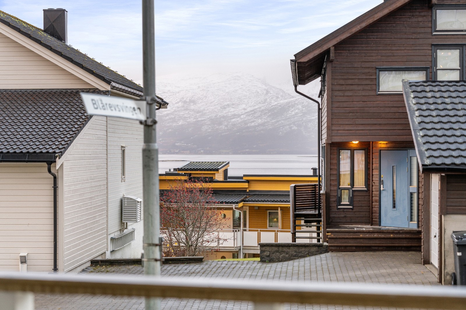 Strålende solforhold og fin utsikt.