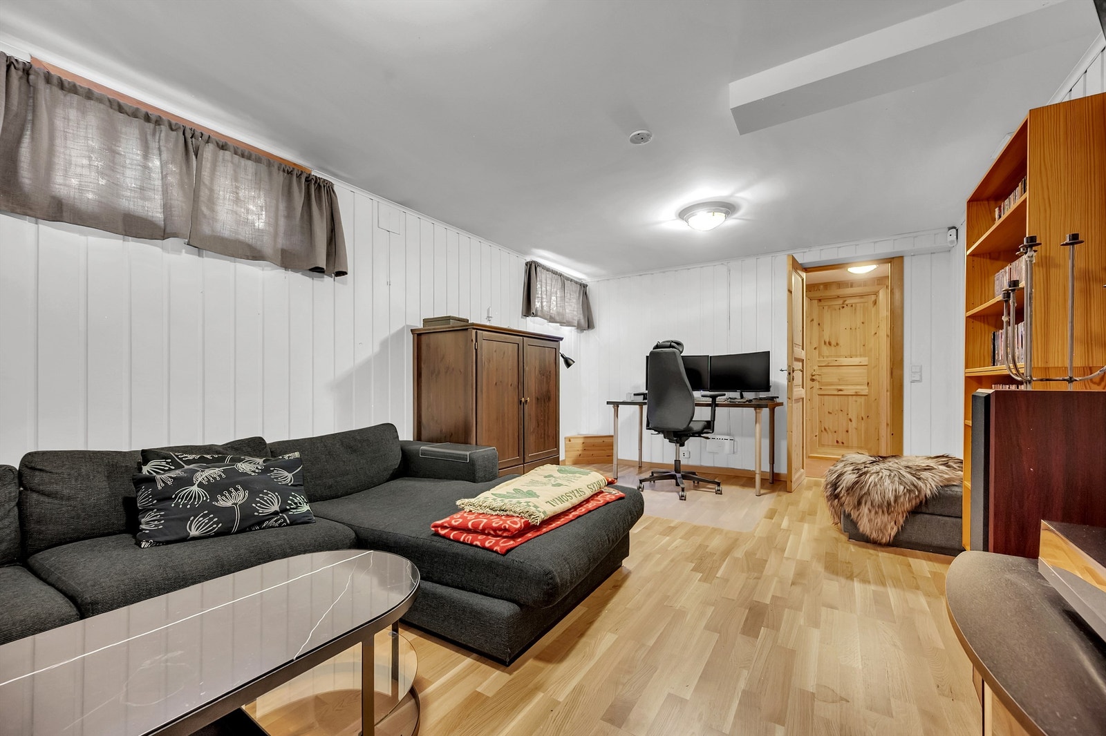 Kjellerstuen er ikke godkjent for varig opphold. Galleribilde