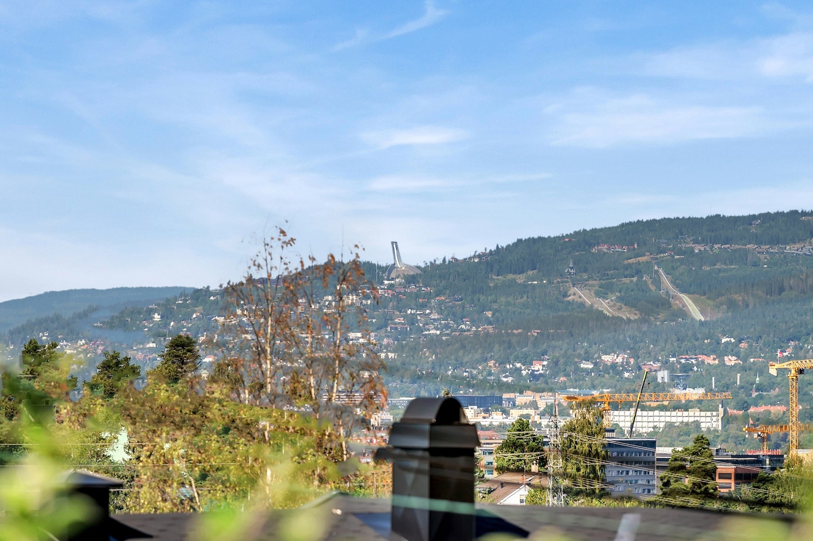 Fantastisk utsikt mot Holmenkollen. Galleribilde