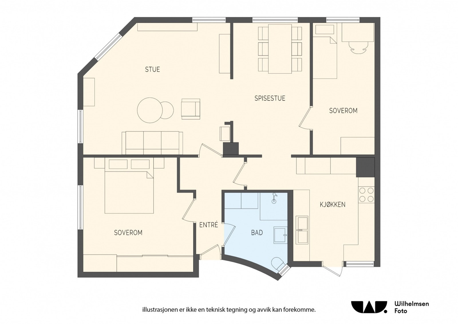 Dagens planløsning Galleribilde