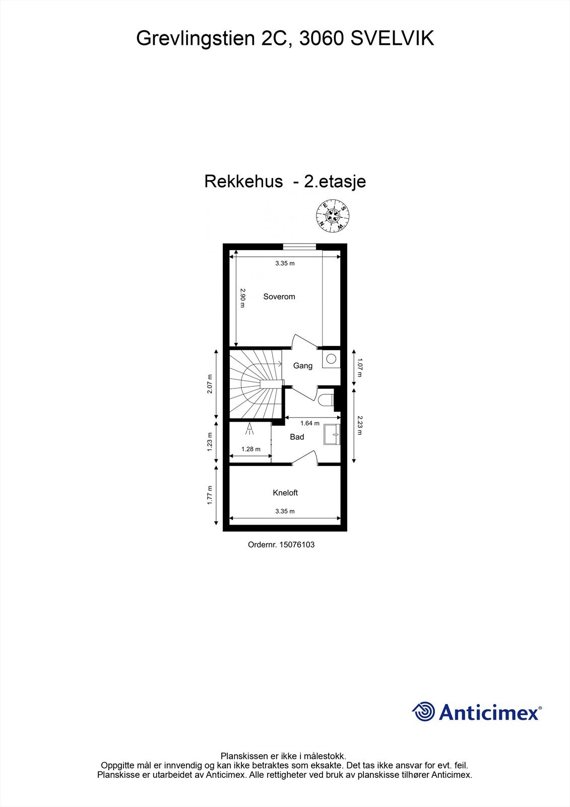 Plantegning 2.etasje Galleribilde