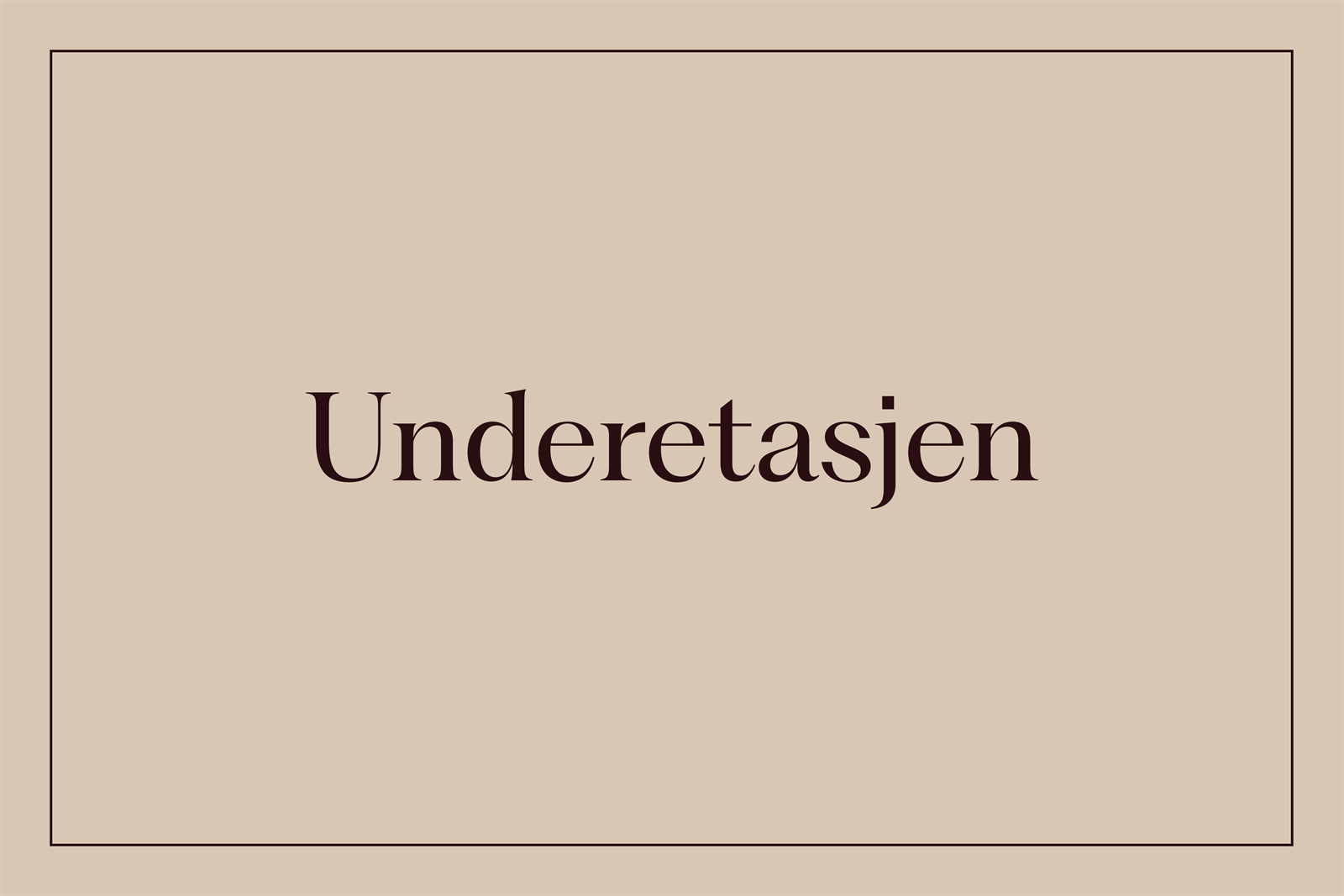 Underetasjen. Galleribilde