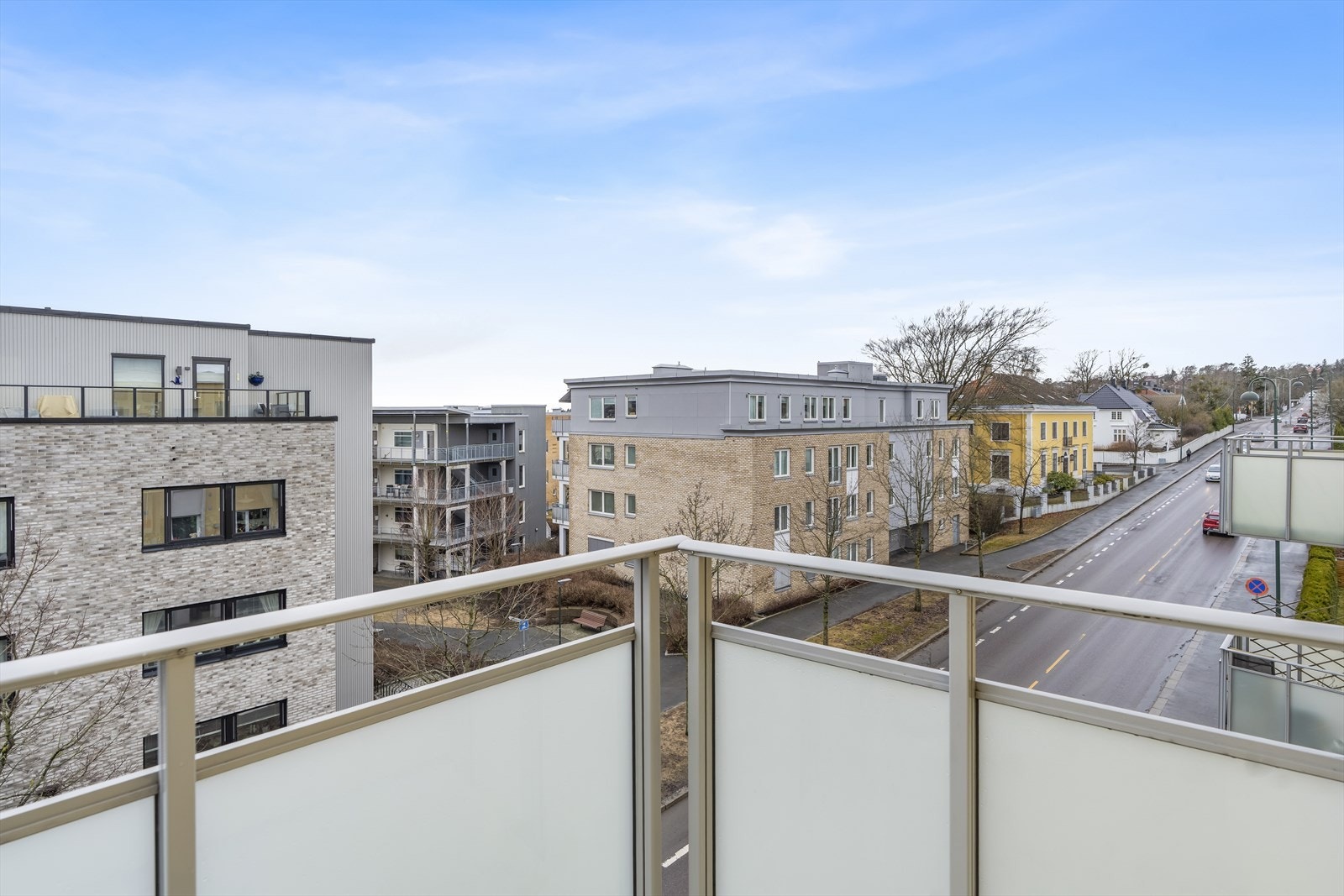 Her bor du høyt og fritt i byggets toppetasje. Galleribilde