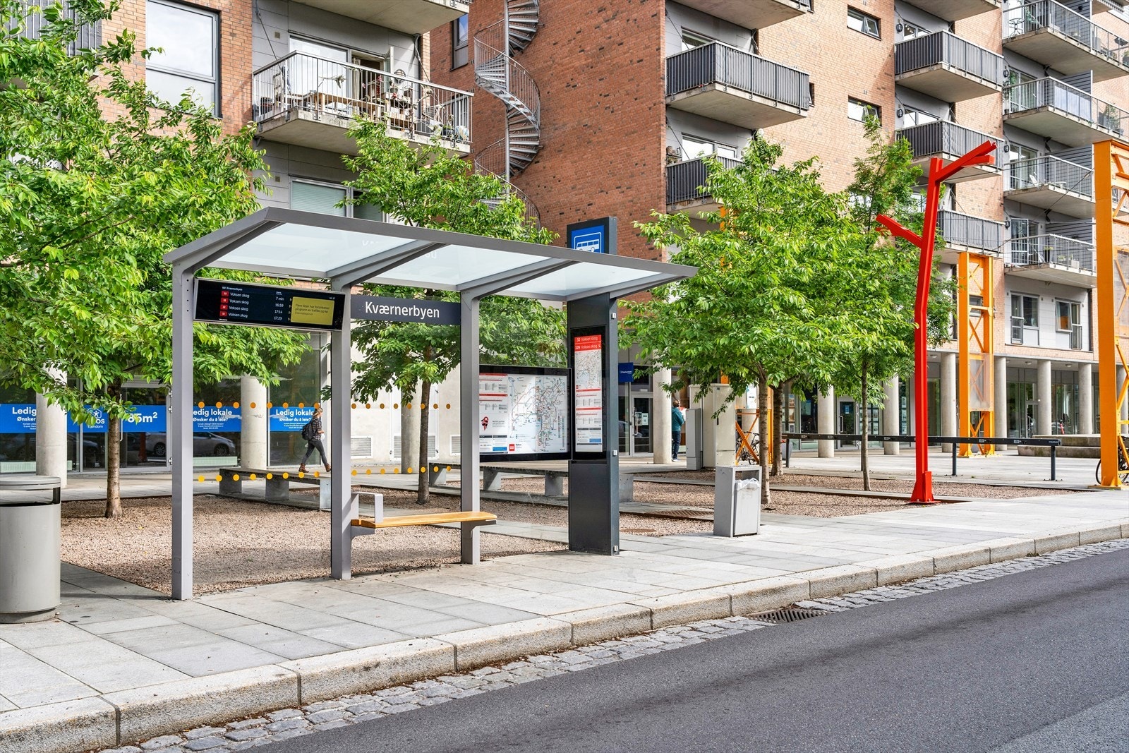 Gode kollektivmuligheter med buss. Galleribilde