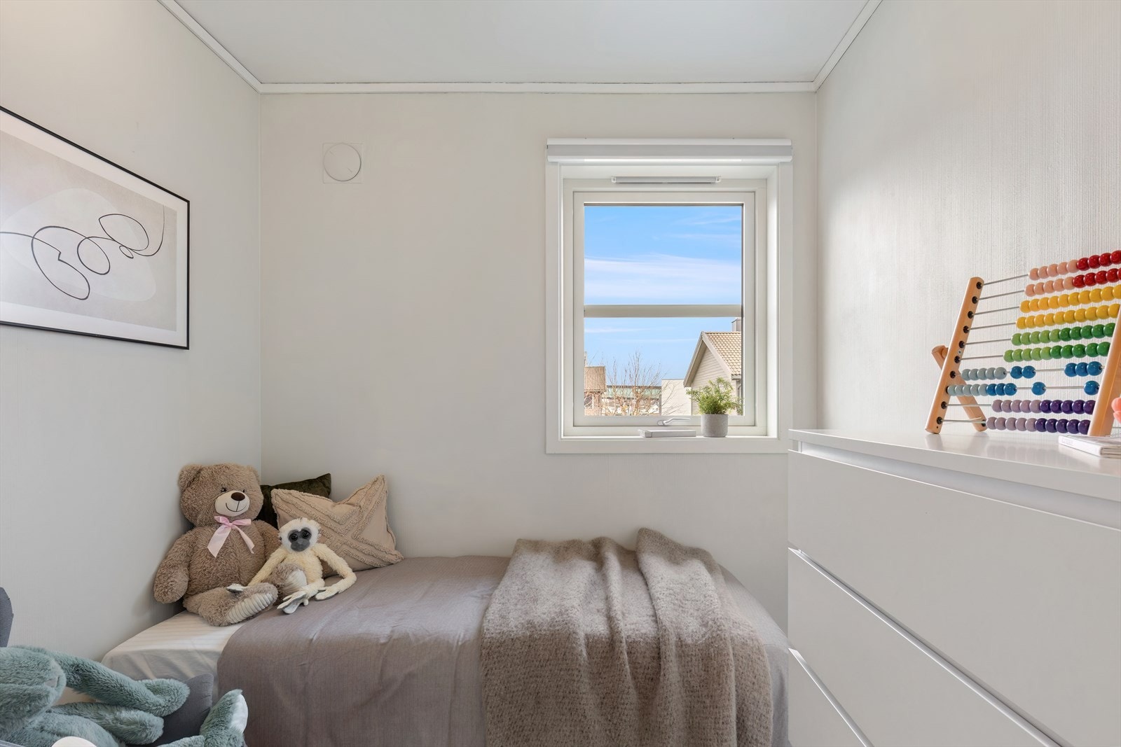 Rommet er opprinnelig godkjent som to boder, nå slått sammen til et rom Galleribilde