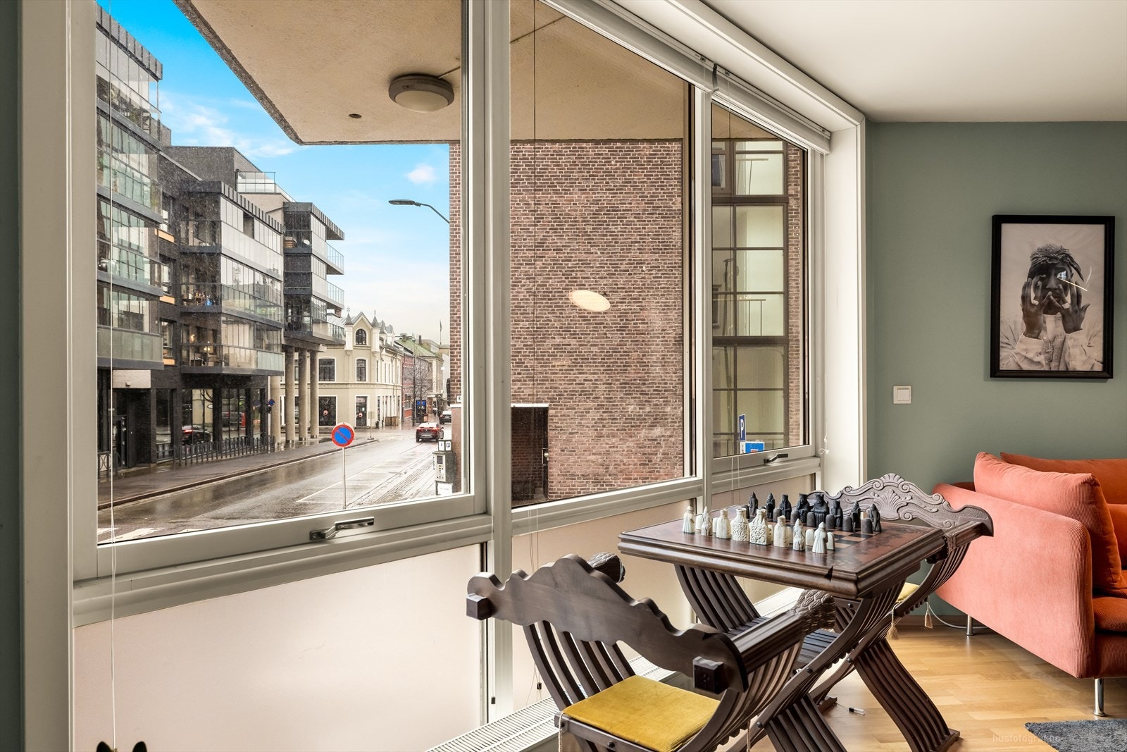 Her bor du meget sentralt med gangavstand til "alt". Galleribilde